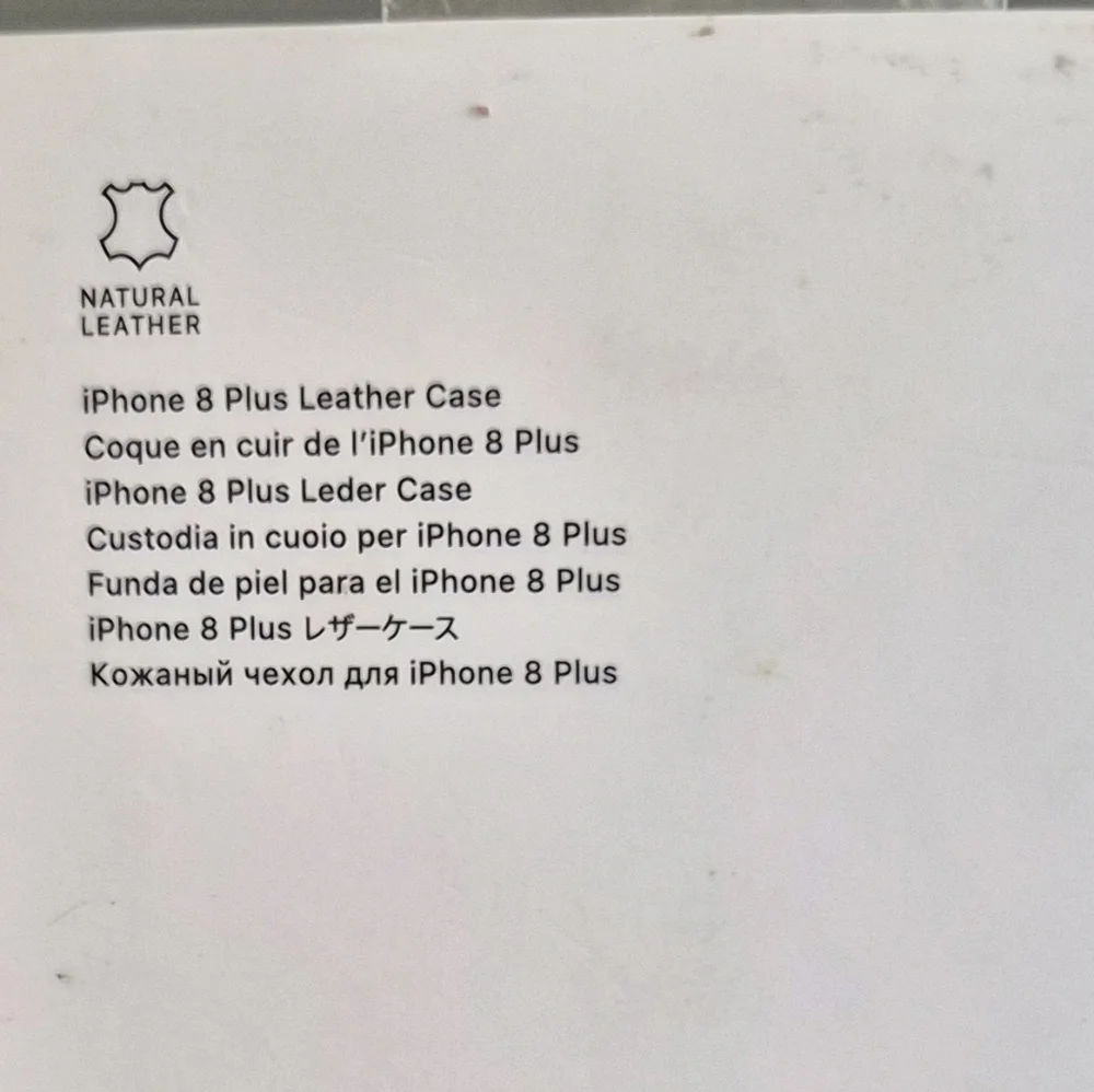 iPhone 8 plus leather case